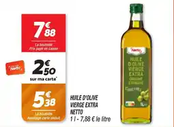 Netto Huile D'Olive Vierge Extra Netto aanbieding