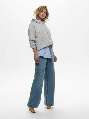 Berca Shoes Only Sweater Sweat Kap - Grijs aanbieding