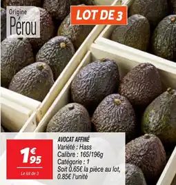 Netto Avocat Affine aanbieding
