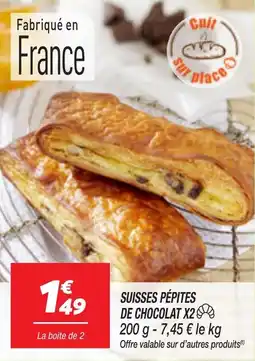 Netto Suisses Pépites De Chocolat aanbieding