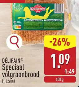 ALDI Délipain Speciaal volgraanbrood aanbieding