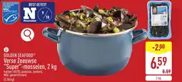 ALDI Golden seafood verse zeeuwse super mosselen aanbieding