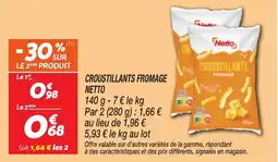 Netto Croustillants Fromage Netto aanbieding