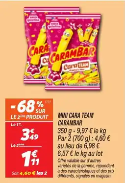 Netto Mini Cara Team Carambar aanbieding