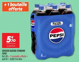 Netto Boisson gazeuse standard pepsi aanbieding