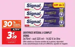 Netto Dentifrice intégral 8 complet signal aanbieding