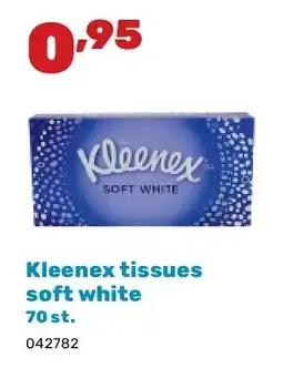 Happyland Kleenex tissues soft white 70 st aanbieding