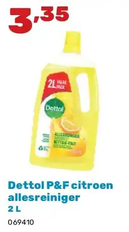 Happyland Dettol P&F citroen allesreiniger 2 L aanbieding