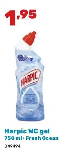 Happyland Harpic WC gel 750 ml • Fresh Ocean aanbieding
