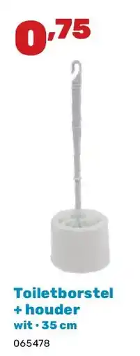 Happyland Toiletborstel + houder wit • 35 cm aanbieding