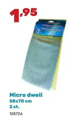 Happyland Micro dweil 50x70 cm 2 st aanbieding