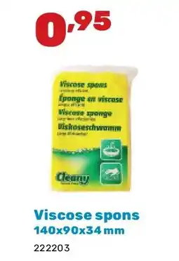 Happyland Viscose spons 140x90x34 mm aanbieding