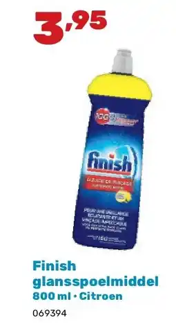 Happyland Finish glansspoelmiddel 800 ml • Citroen aanbieding