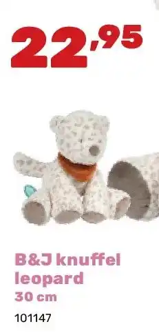 Happyland B&J knuff el leopard aanbieding