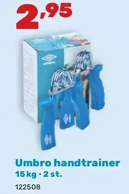 Happyland Umbro handtrainer 15 kg • 2 st aanbieding