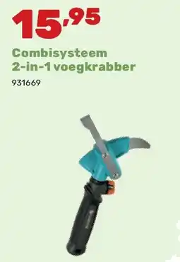 Happyland Combisysteem 2-in-1 voegkrabber aanbieding