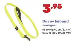 Happyland Duvo+ leiband neon geel aanbieding