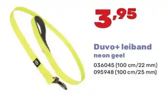 Happyland Duvo+ leiband neon geel aanbieding