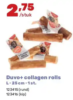 Happyland Duvo+ collagen rolls L • 25 cm • 1 st aanbieding