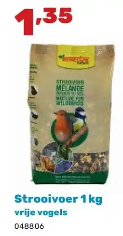 Happyland Strooivoer 1 kg vrije vogels aanbieding