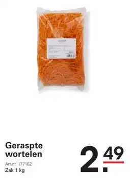 Sligro Geraspte wortelen aanbieding