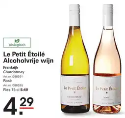 Sligro Le Petit Étoilé Alcoholvrije wijn aanbieding