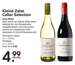 Sligro Kleine Zalze Cellar Selection aanbieding