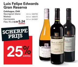 Sligro Luis Felipe Edwards Gran Reserva aanbieding