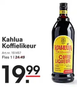 Sligro Kahlua Koffielikeur aanbieding