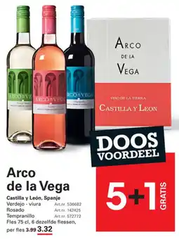 Sligro Arco de la Vega aanbieding