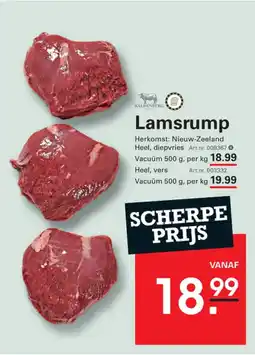 Sligro Lamsrump aanbieding