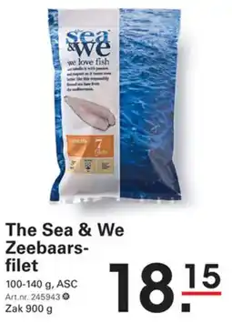 Sligro The Sea & We Zeebaarsfilet aanbieding