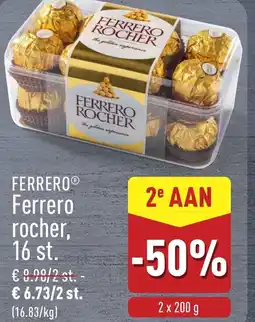 ALDI Ferrero rocher, 16 st. aanbieding