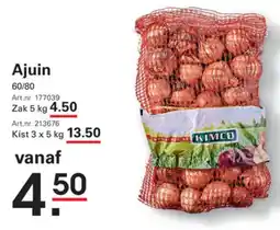 Sligro Ajuin 60/80 aanbieding