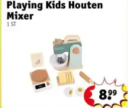Kruidvat Playing Kids Houten Mixer aanbieding