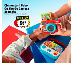 Kruidvat Clementoni Baby On The Go Camera of Radio aanbieding