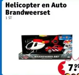 Kruidvat Helicopter en Auto Brandweerset aanbieding