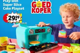Kruidvat Play-Doh Super Slice Cake Playset aanbieding