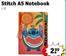 Kruidvat Stitch A5 Notebook aanbieding