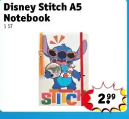 Kruidvat Disney Stitch A5 Notebook aanbieding