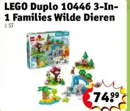 Kruidvat LEGO Duplo 10446 3-In- 1 Families Wilde Dieren aanbieding