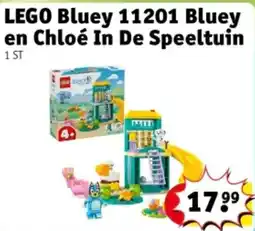 Kruidvat LEGO Bluey 11201 Bluey en Chloé In De Speeltuin aanbieding