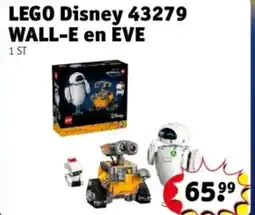 Kruidvat LEGO Disney 43279 WALL-E en EVE aanbieding