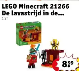 Kruidvat LEGO Minecraft 21266 De lavastrijd in de aanbieding