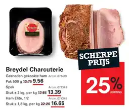 Sligro Breydel Charcuterie aanbieding