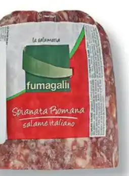 Sligro Fumagalli Italiaanse charcuterie Spianata Romana, 1/2 aanbieding
