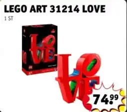 Kruidvat LEGO ART 31214 LOVE aanbieding