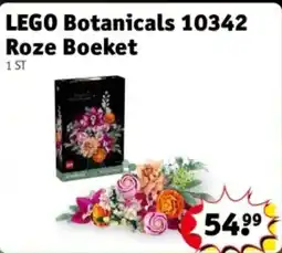 Kruidvat LEGO Botanicals 10342 Roze Boeket aanbieding