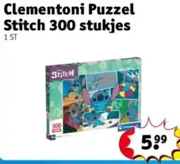 Kruidvat Clementoni Puzzel Stitch 300 stukjes aanbieding