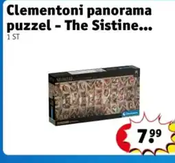 Kruidvat Clementoni panorama puzzel The Sistine aanbieding